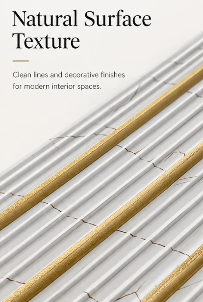 Fluted PS Wall Panel For Hotel Bedroom And Commercial Interior Decoration suppliers