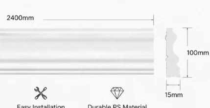 Modern PS Skirting Board For Stylish Interior Finishing suppliers