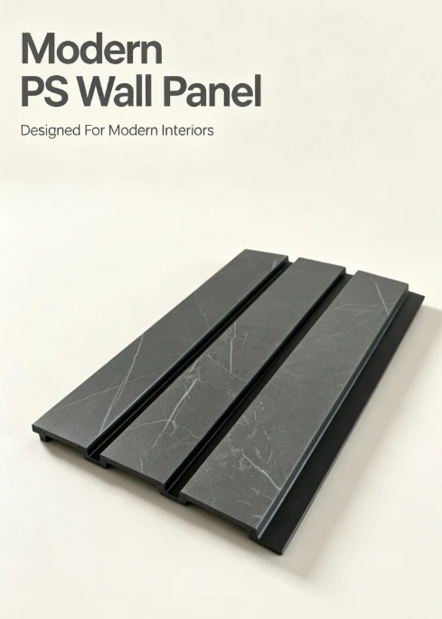 Premium PS Wall Panel With Natural Marble Finish For Modern Interiors suppliers