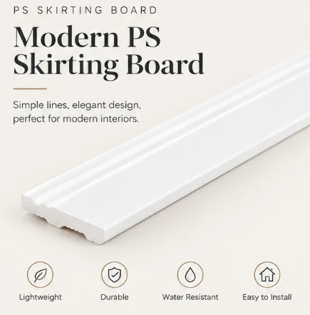 PS Skirting Board For Clean Interior Finishing factory
