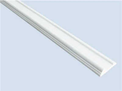 Plain Dawb PS Phab ntsa pem teb Trim Molding