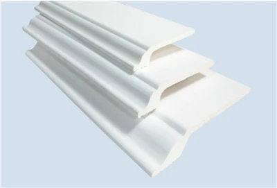 Scratch Resistant PS Decorative Baseboard