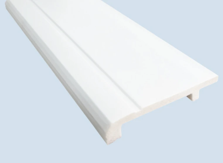 Smooth Surface Dawb PS Baseboard Moulding